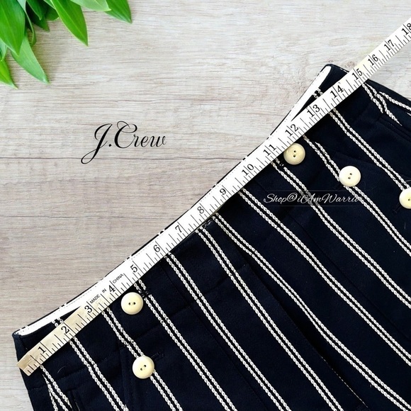 J.Crew NWT navy sailor pants in pinstripe *shop@iamwarrior - Picture 5 of 10